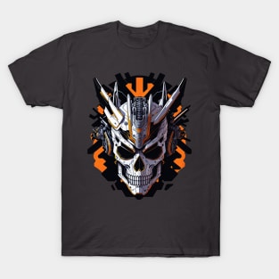 Mecha Skull S02 D74 T-Shirt